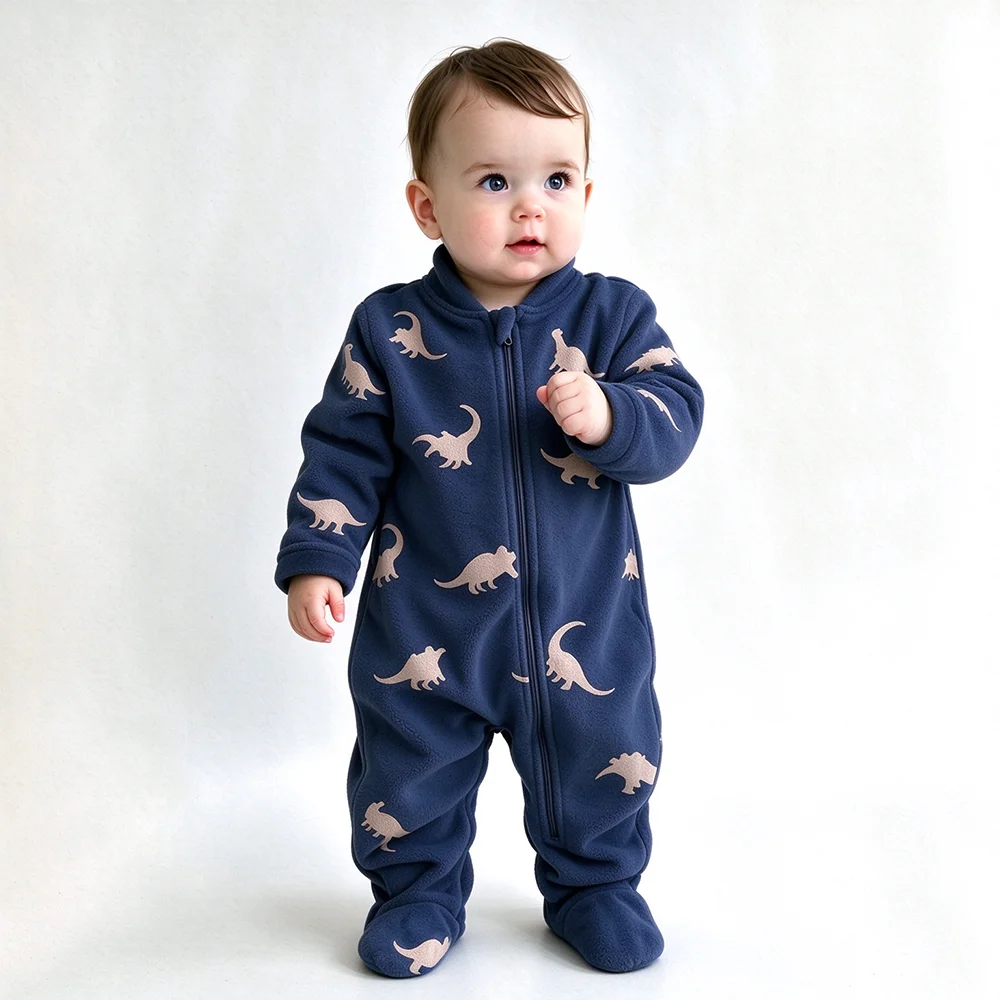 Tutina in pile morbida e calda - Cotton Baby Onesies Zipper recensione e prezzo
